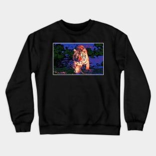 Tiger Pop art 5 Crewneck Sweatshirt